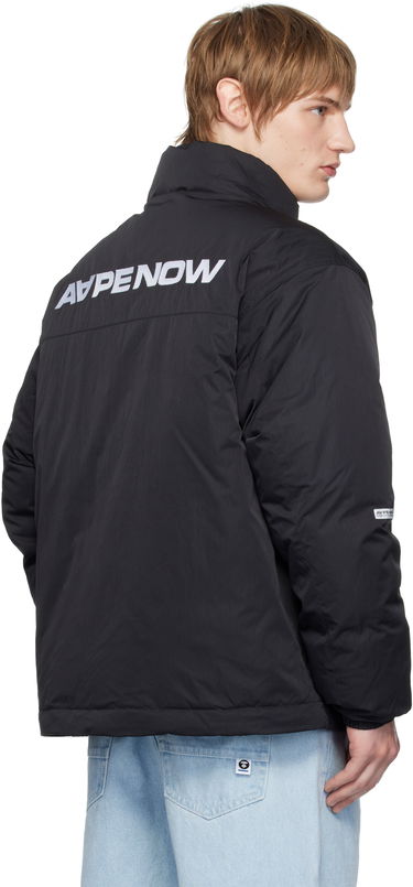 Pufferjacka AAPE by A Bathing Ape AAPE by A Bathing Ape 'AAPE NOW' Down Jacket Svart | AAPDNM7655XXNBKX, 2