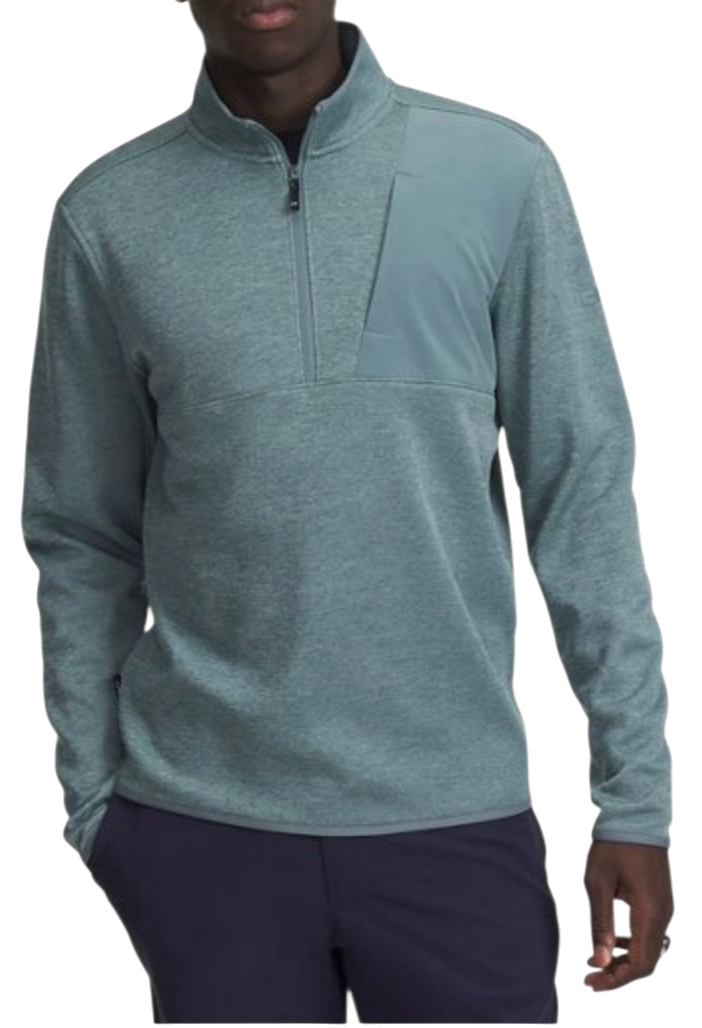 Sweater Under Armour Drive SweaterFleece Quarter-Zip Pullover Turkos | 6005671-587