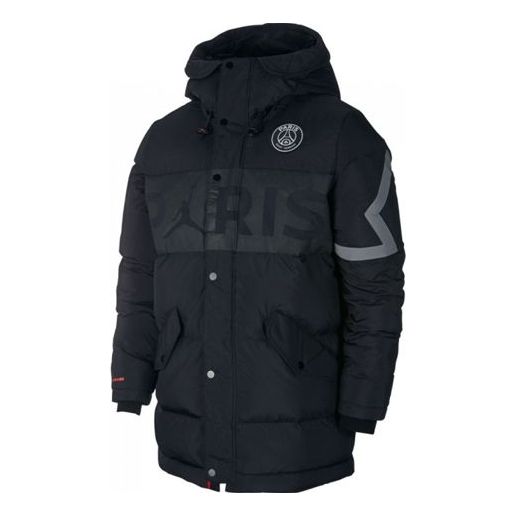 Parkas Jordan Jordan x PSG Down Parka Jacket Svart | BQ8371-010