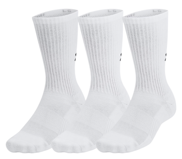 Strumpor Under Armour Under Armour TC 3pk Crew Socks Vit | 1386311-100, 0