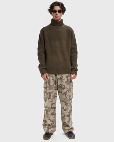 Sweater Les Deux Eddie Wool Rib Rollneck Knit Brun | 1000470-826, 2