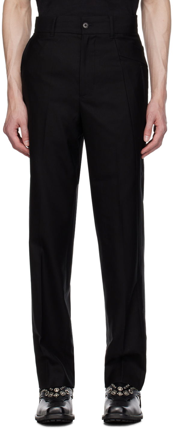 Byxor Feng Chen Wang Feng Chen Wang Paneled Trousers Svart | FUF16TR13B