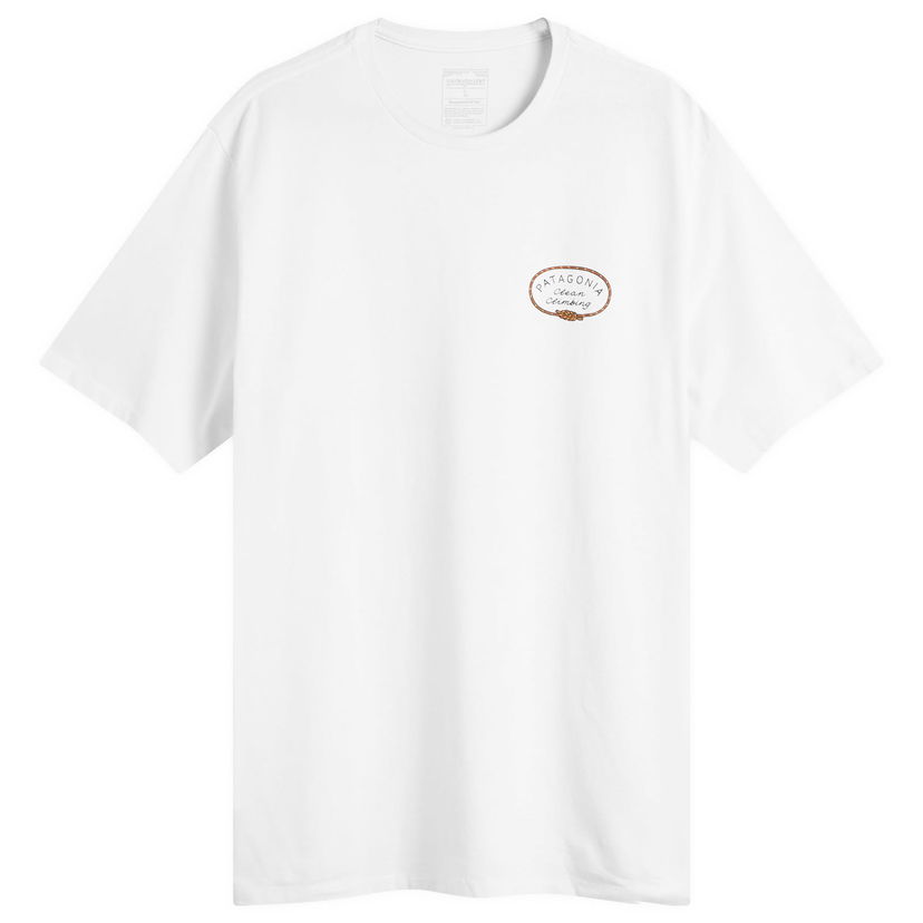 T-shirt Patagonia Men's Clean Climb Roots Responsibili-Tee Size Small Vit | 37795-WHI