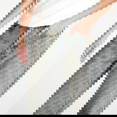 Jeans DAILY PAPER Daily Paper Shield Laser Washed Jeans Blå | 2511155, 4