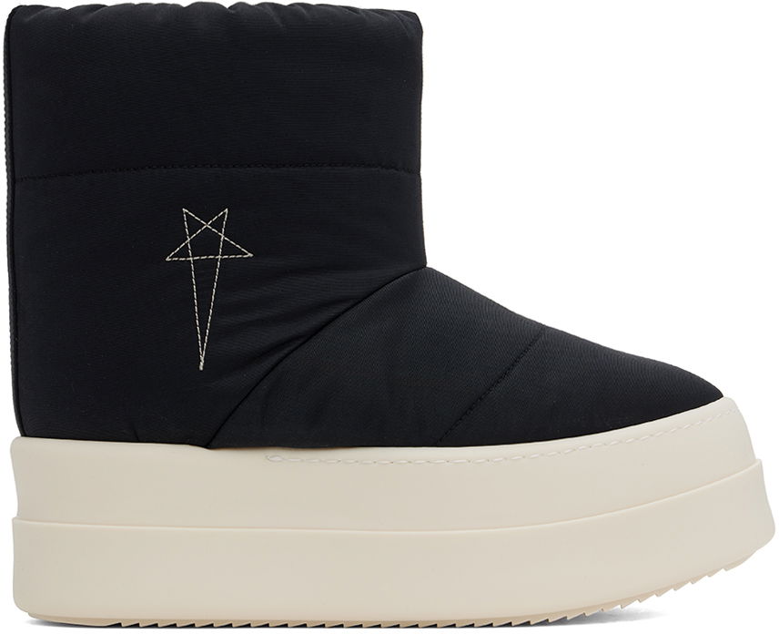 Sneakers och skor Rick Owens Porterville Mega Bumper Low Lunar Boots Svart | DS02D2839 MUPAM9, 0
