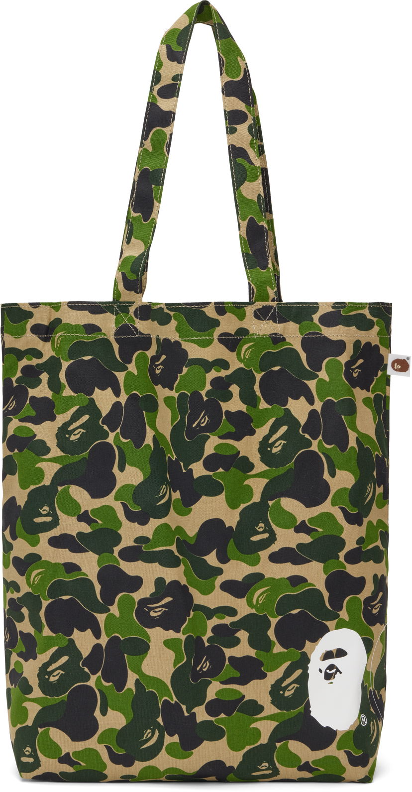 Tygpåse BAPE A Bathing Ape ABC Camo Tote Bag Grön | 001BAK801010M