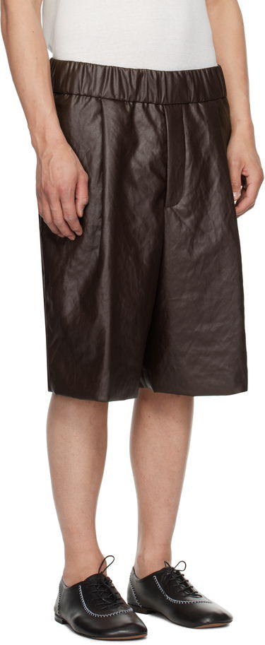 Shorts Dries Van Noten Dries Van Noten Pleated Shorts Brun | 251-020952-1502, 1