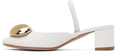 Sneakers och skor Gianvito Rossi Sphera 45 Slingback Pumps Vit | G95456.45RIC.NXF, 2