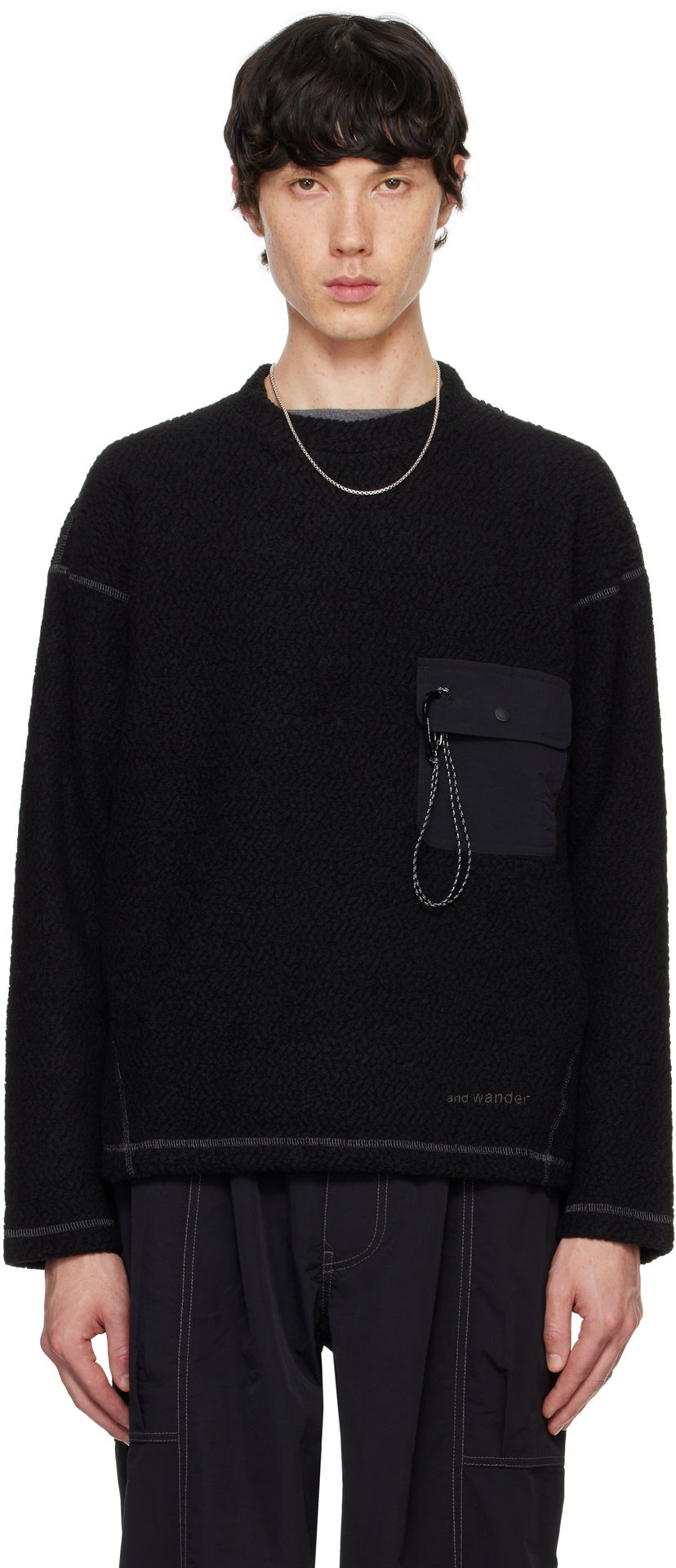 Sweater and wander Crewneck Sweater Svart | 5744284147