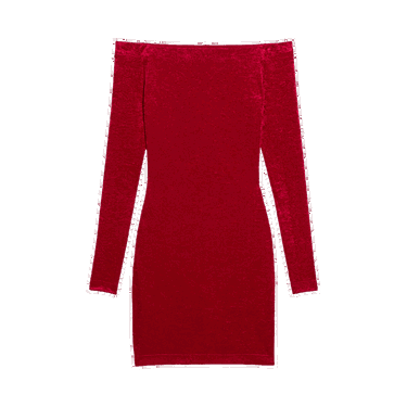 Klä Balenciaga Cycling Mini Dress Röd | 622246 TCV14 6105, 0