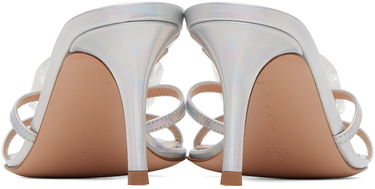 Sneakers och skor Gianvito Rossi Jaipur Rhinestone Heeled Sandals Metallisk | G16780.70RIC.MET, 1