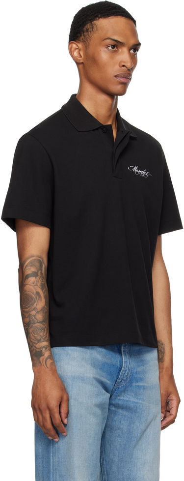 Polotröja Moncler Moncler Archivio Creativo Polo Svart | K20918A0001089A16, 1