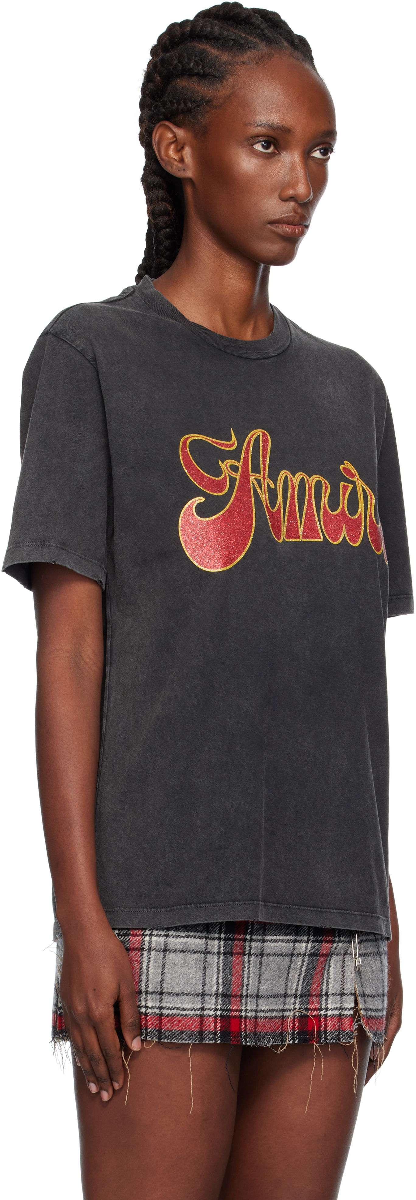 T-shirt AMIRI Groovy T-Shirt by AMIRI Svart | AMJYTE1246, 1