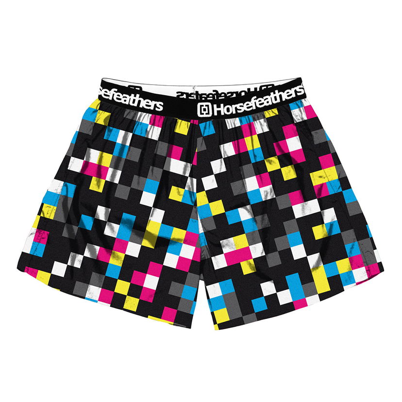 Boxare Horsefeathers Frazier Boxer Shorts Cmyk Check Flerfärgad | AM166E