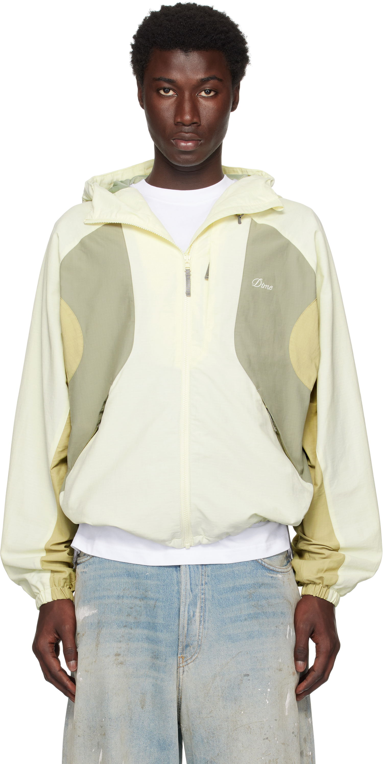Vindjacka Dime Dime Tech Windbreaker Jacket Gul | DIMESU253WHT, 0