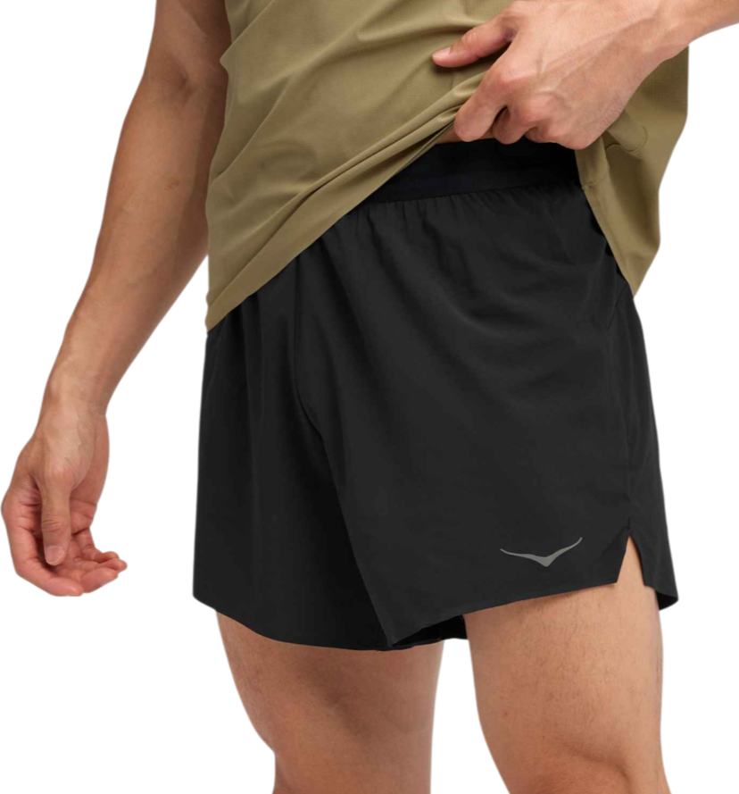 Shorts Hoka One One Hoka Glide 5" Shorts with Brief Svart | 1176971-blk
