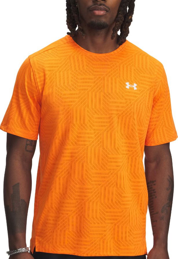T-shirt Under Armour UA Tech Vent Geotessa Short Sleeve T-Shirt Orange | 1382182-835, 0