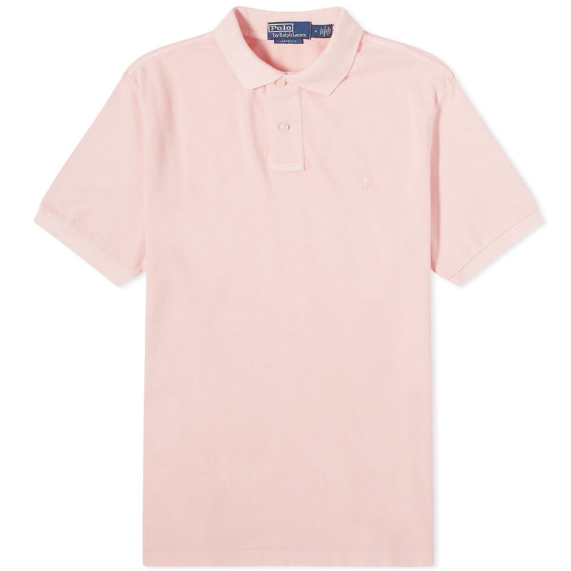 Polotröja Polo by Ralph Lauren Mineral Dyed Polo Shirt Rosa | 710910898001