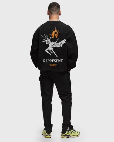 Sweater Represent Clo Represent ICARUS SWEATER Svart | MLM469-01, 1