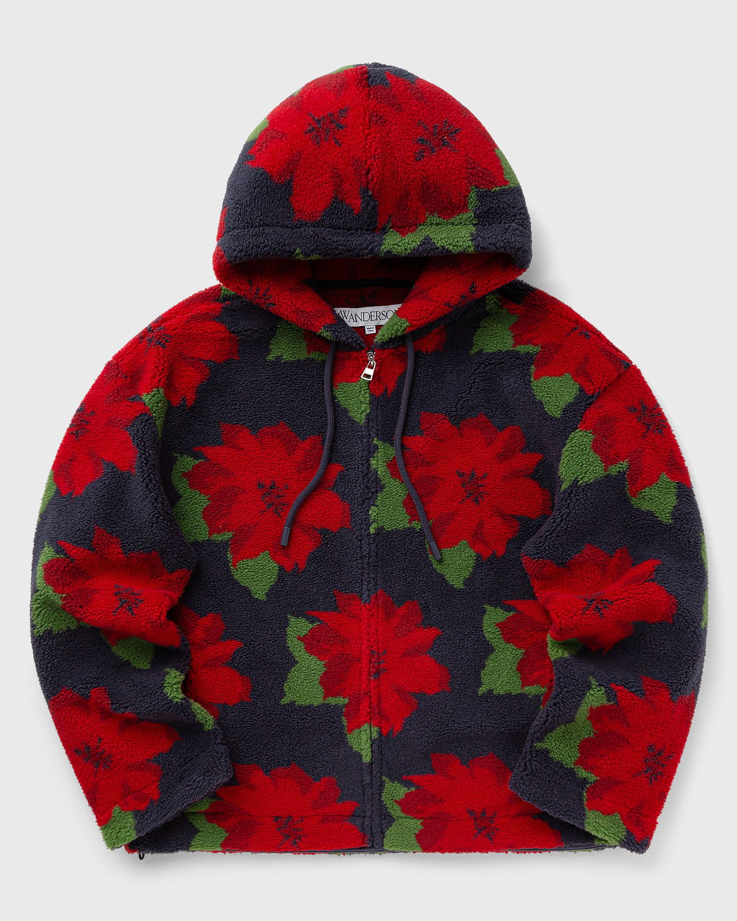 Jacka JW Anderson JWA FLEECE HOODED JACKET Röd | JK0324-PG1586-888, 0