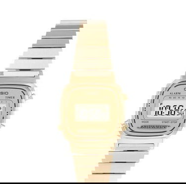 Klocka CASIO Digital Watch With Gold Tone Stainless Steel Strap Metallisk | LA670WEGA-9EF, 1