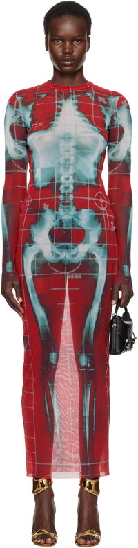 Jean Paul Gaultier 'The Squeletor' Maxi Dress