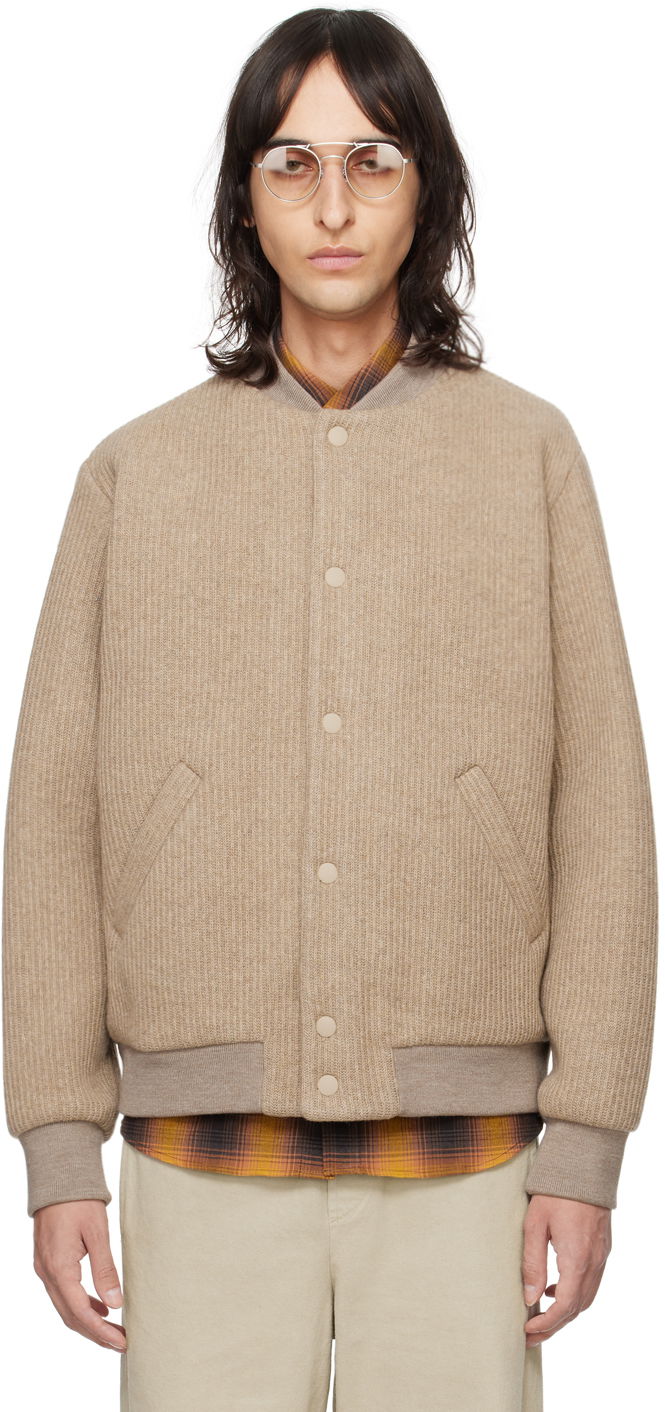 Bomberjacka A.P.C. Mick Bomber Jacket Beige | WOAQR-M02888