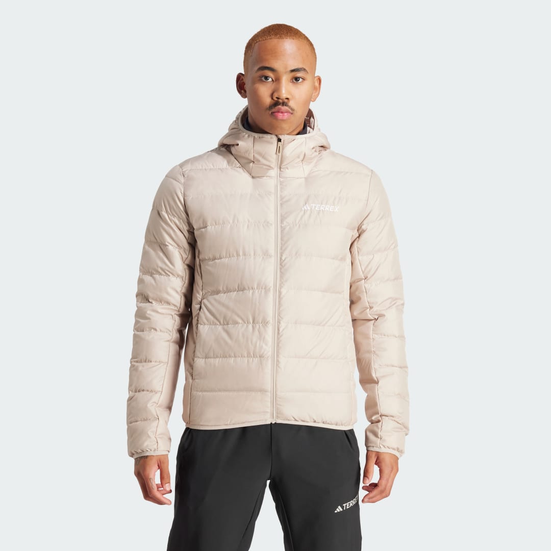Jacka adidas Performance Terrex Multi Light Down Hooded Jacket Beige | IP3550, 0