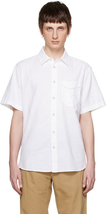 Skjorta rag & bone Rag & Bone Arrow Short Sleeve Shirt Vit | MBW23PA412CHML, 0