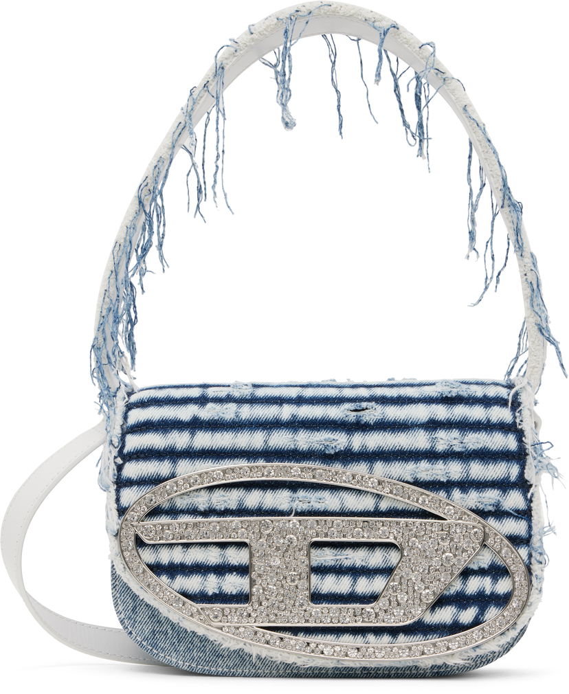 Handväska Diesel Diesel 1DR Denim Shoulder Bag Blå | X08396 P8040