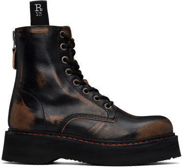 Kläder R13 R13 Single Stack Boots Svart | R13WS025-R01, 0