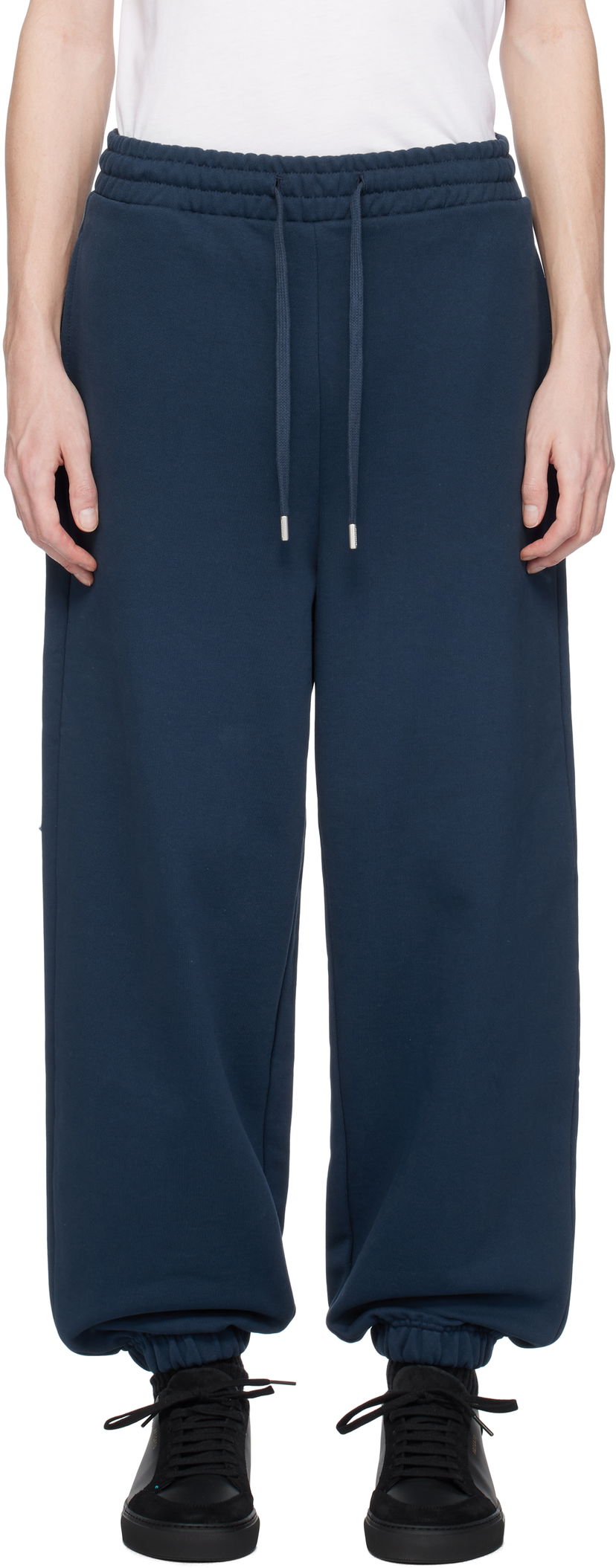 Träningsbyxor ADER ERROR ADER error Sig; TRS Tag 01 Sweatpants Mörkblå | BO42FYSP0201NV