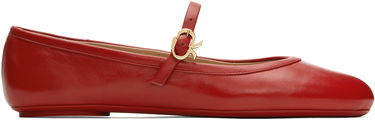 Sneakers och skor Gianvito Rossi Gianvito Rossi Carla Ballerina Flats Röd | G22223-05GOM-NXF, 0