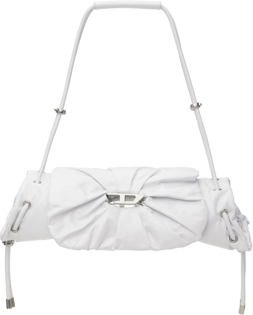 Handväska Diesel Diesel Scrunch-D Shoulder Bag Vit | X10331 P1003