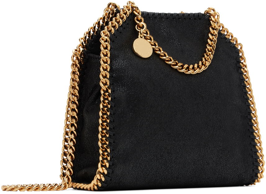 Handväska Stella McCartney Falabella Tiny Chain Shoulder Bag Svart | 391698W9355, 1