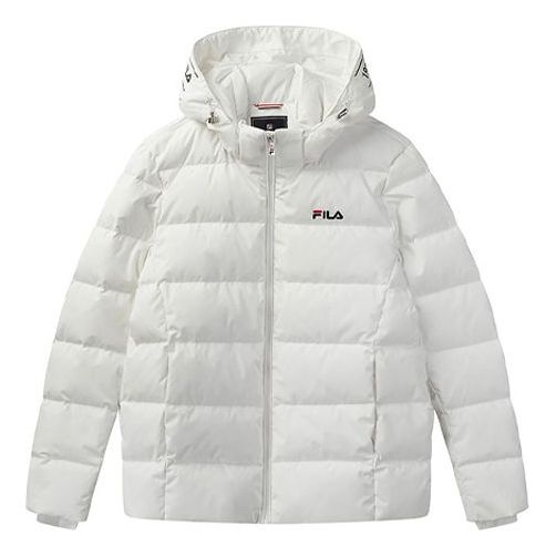 Pufferjacka FILA Stay Warm Hooded Down Jacket Vit | F61M048921F-WT, 0