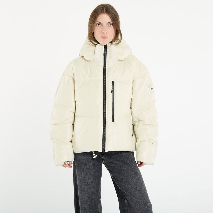 Jacka adidas Performance adidas by Stella McCartney Short Padded Winter Jacket Beige | JV8548