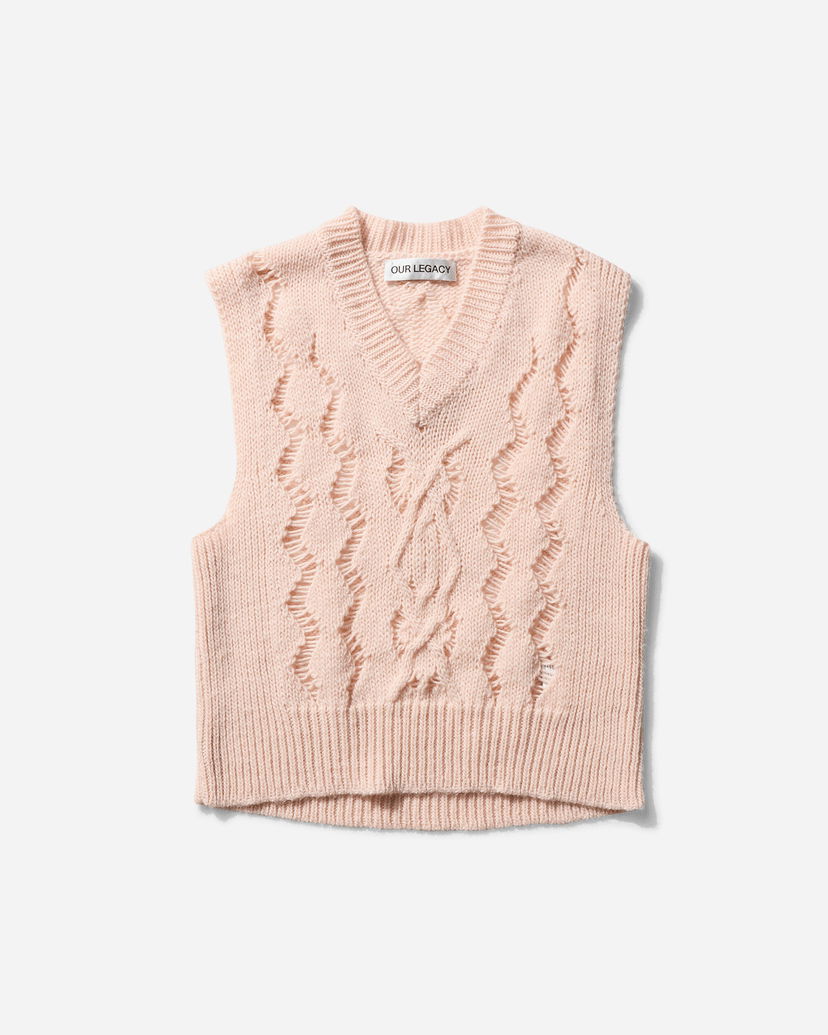 Väst OUR LEGACY Cable Michigan Tank Rosa | M4243CD PF