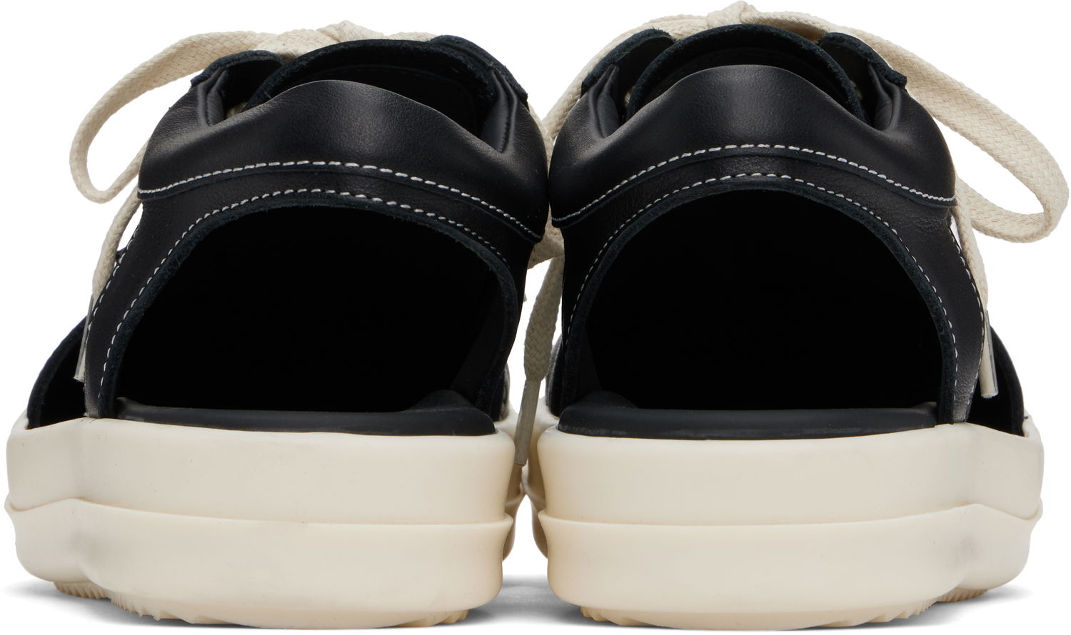 Sneakers och skor Rick Owens Rick Owens Hollywood Hollowed Vintage Sneaks Svart | RP01E7897 LCO, 1