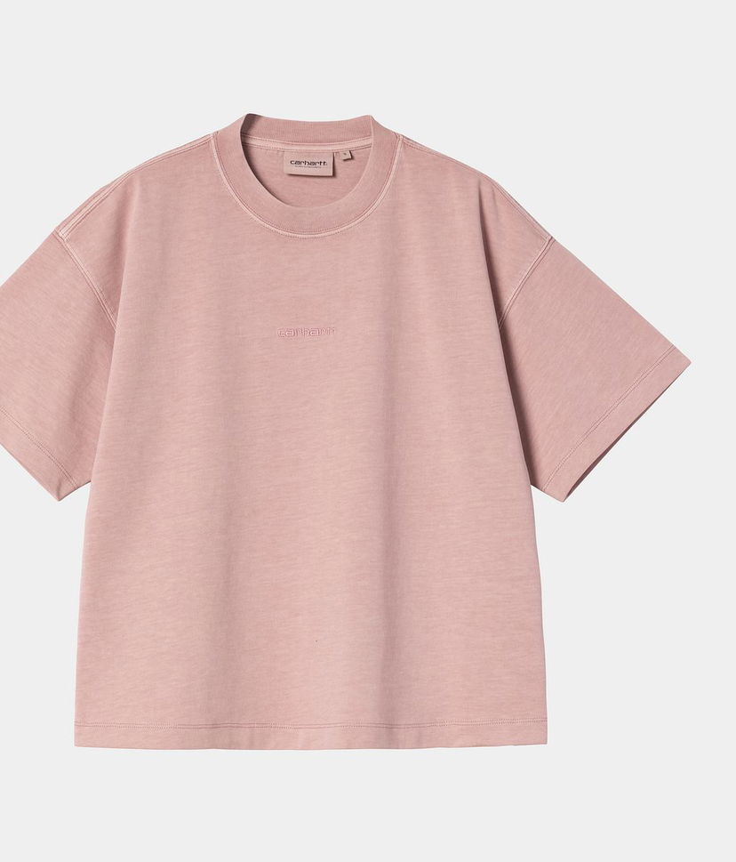 T-shirt Carhartt WIP Women's Short Sleeve Benton T-Shirt Rosa | I035528_5