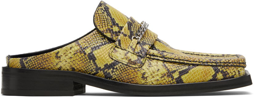 Sneakers och skor Martine Rose Martine Rose Square Toe Mules Gul | 1025LE02309W