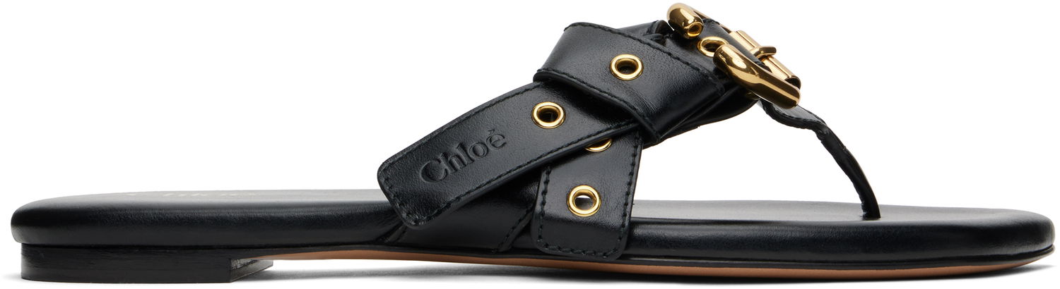 Skovård CHLOÉ Chloé Mae Sandals Svart | CHC25S08OQJ, 0