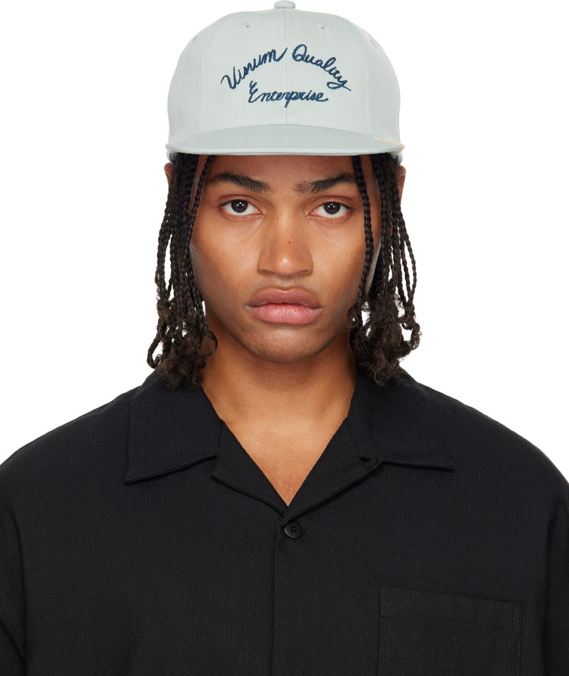 Keps visvim Excelsior II Embroidered Baseball Cap Blå | 0125203003011