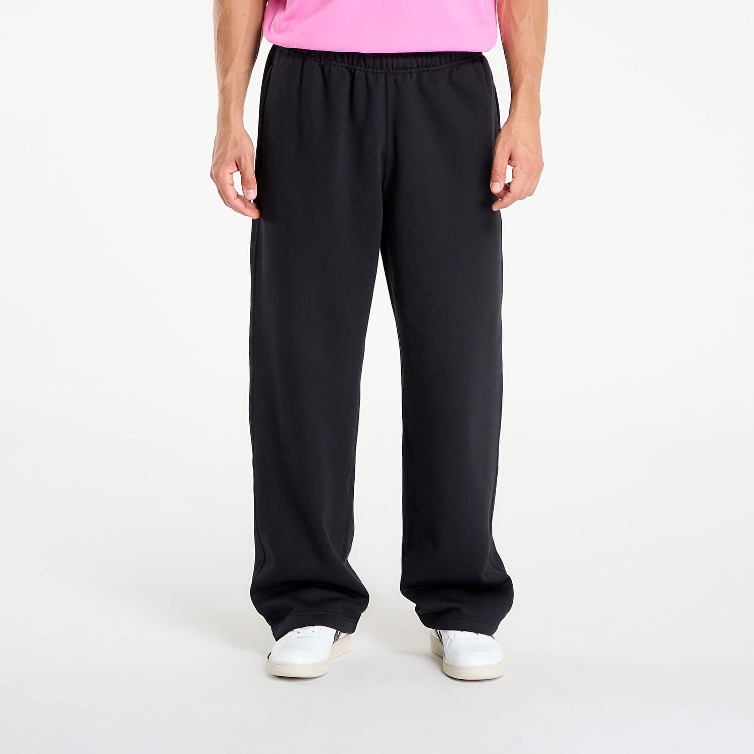 Träningsbyxor Nike Solo Swoosh Fleece Open-Hem Pants Svart | HV1090-010, 0