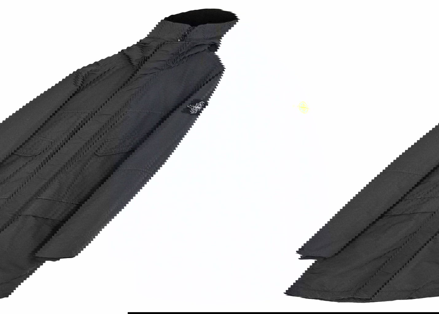 Jacka Stone Island Naslan Down TC Garment Dyed Jacket Svart | 791542719-V0029, 0