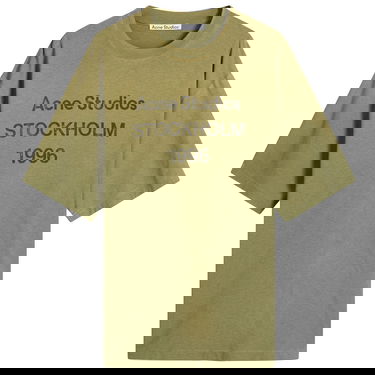 T-shirt Acne Studios Men's Exford U 1996 T-Shirt, Size X-Small Grön | CL0196-AB7, 0