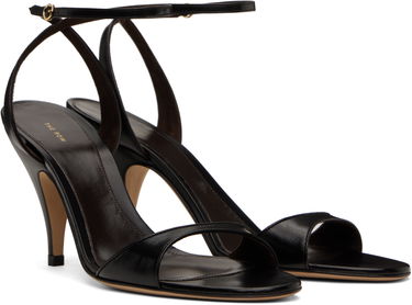 Tillbehör The Row The Row Vika Ankle Strap Heeled Sandals Svart | F1584-SL1, 3