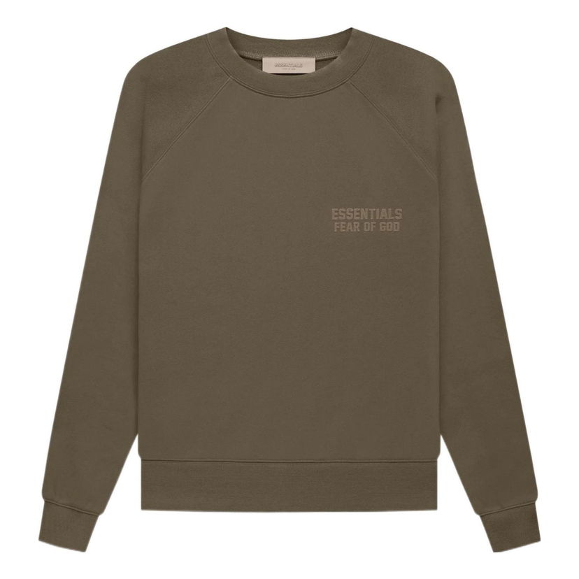 Sweater Fear of God Essentials by Fear Of God Crewneck Sweatshirt Grön | FOG-FW22-407
