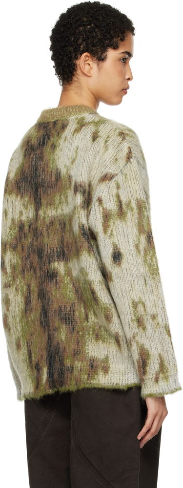 Sweater The Attico Attico Abstract Knit Sweater Grön | 250WCK00115 KAC001AA, 2