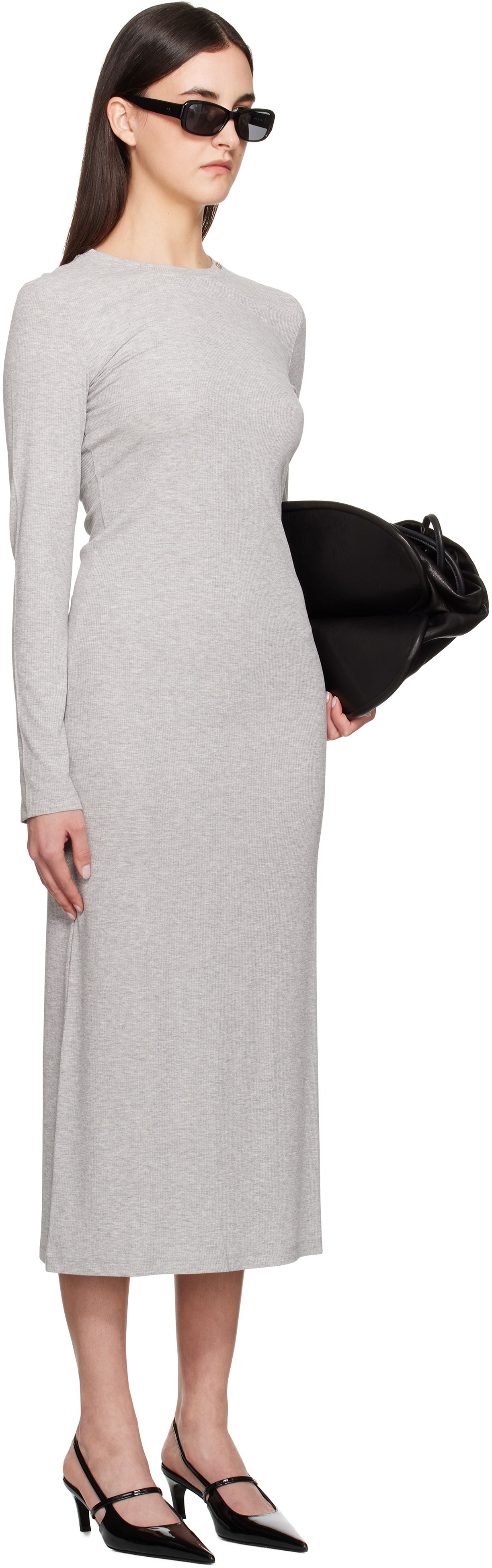 Klä Anine Bing ANINE BING Jo Maxi Dress Grå | A-02-10930-GRM5, 1